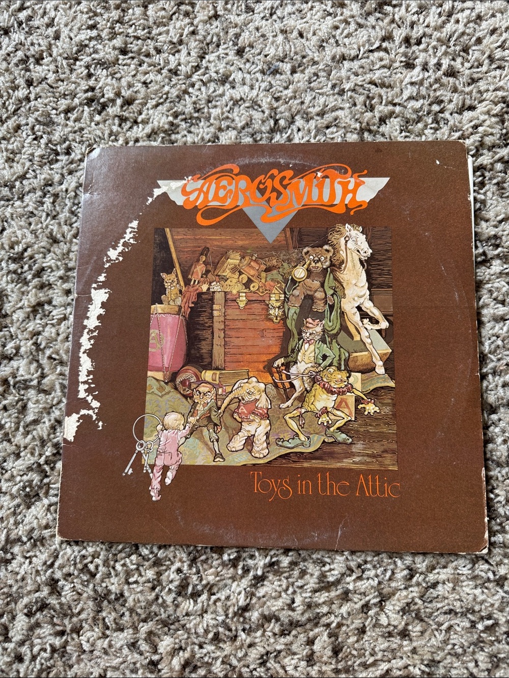 Very Vintage Aerosmith Toys in the Attic Record
